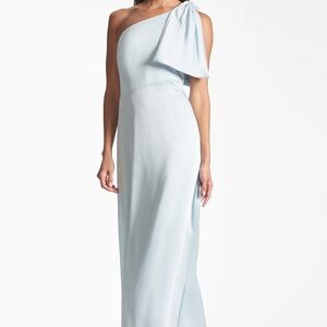 SACHIN & BABI Chelsea one shoulder dress in ice blue size 6